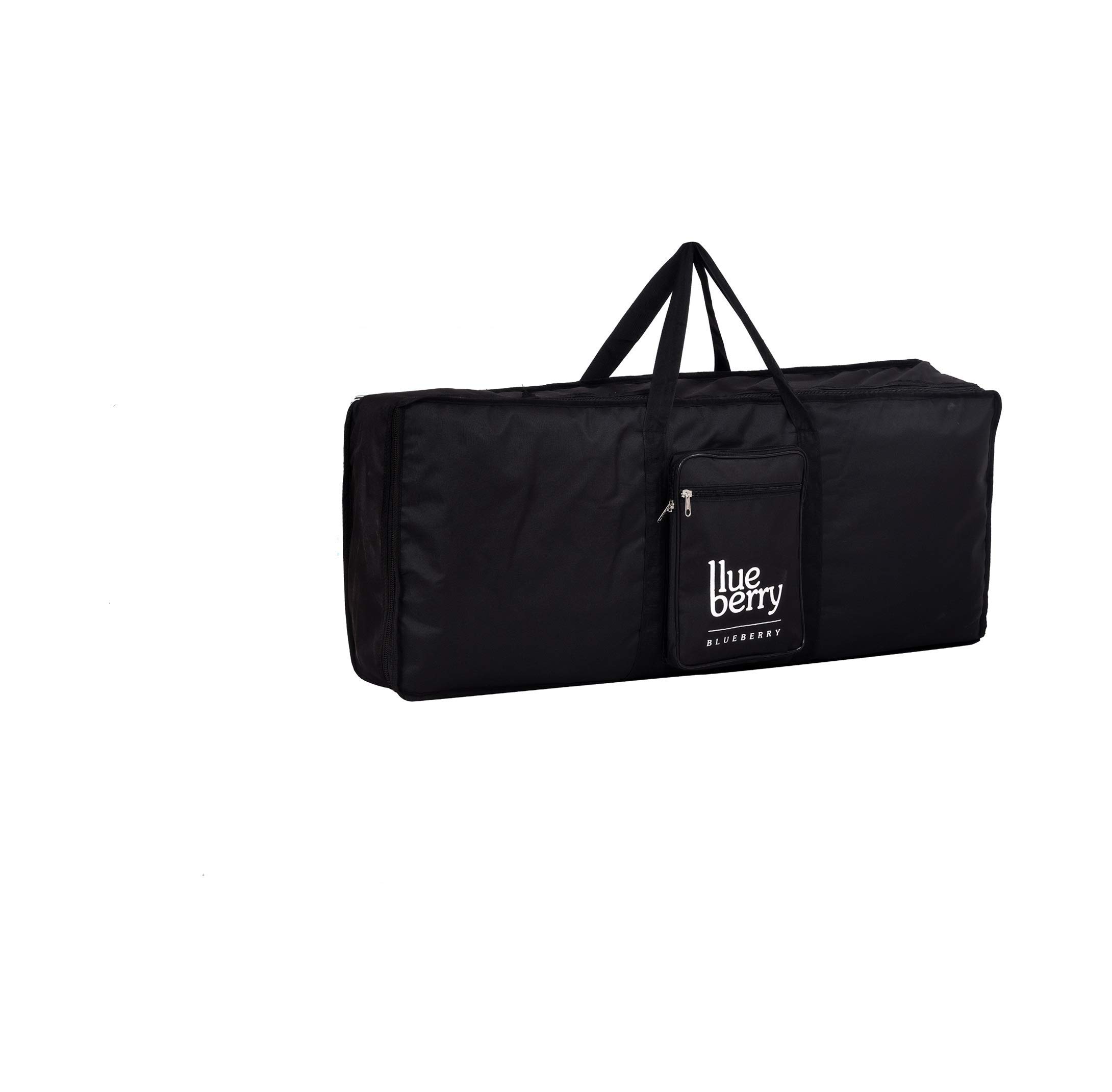 Blueberry KB-50 Padded Keyboard Bag Suitable for Yamaha PSR-I425, PSR-I455, PSR- I500, E463, I400, E373 E473 Keyboard (Black)