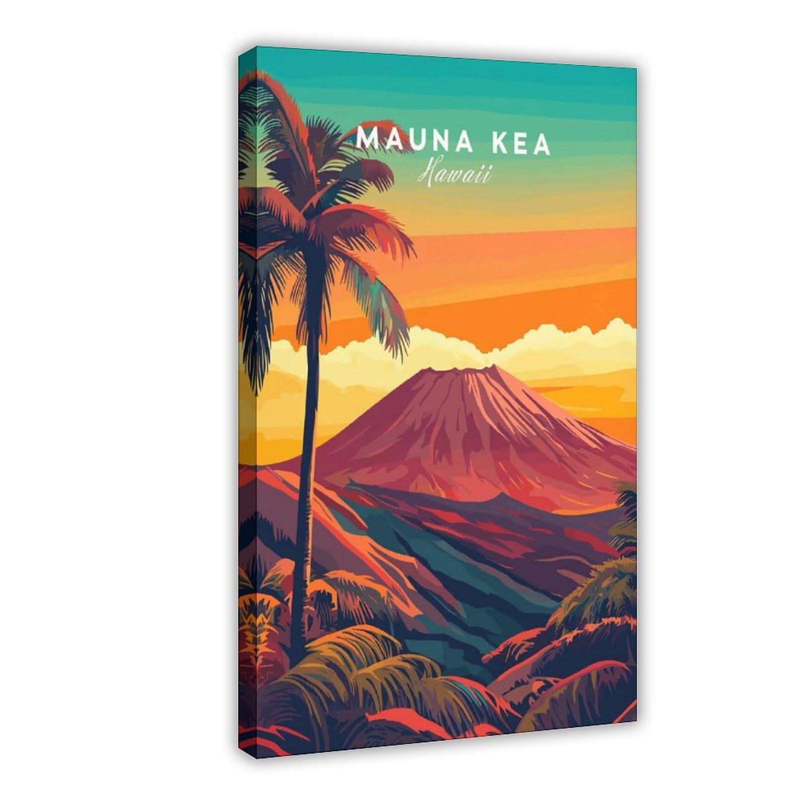 Bareronor Mauna Kea (2) Canvas Poster Bedroom Decor Landscape Office Room Decor Gift 20" L X 30" W