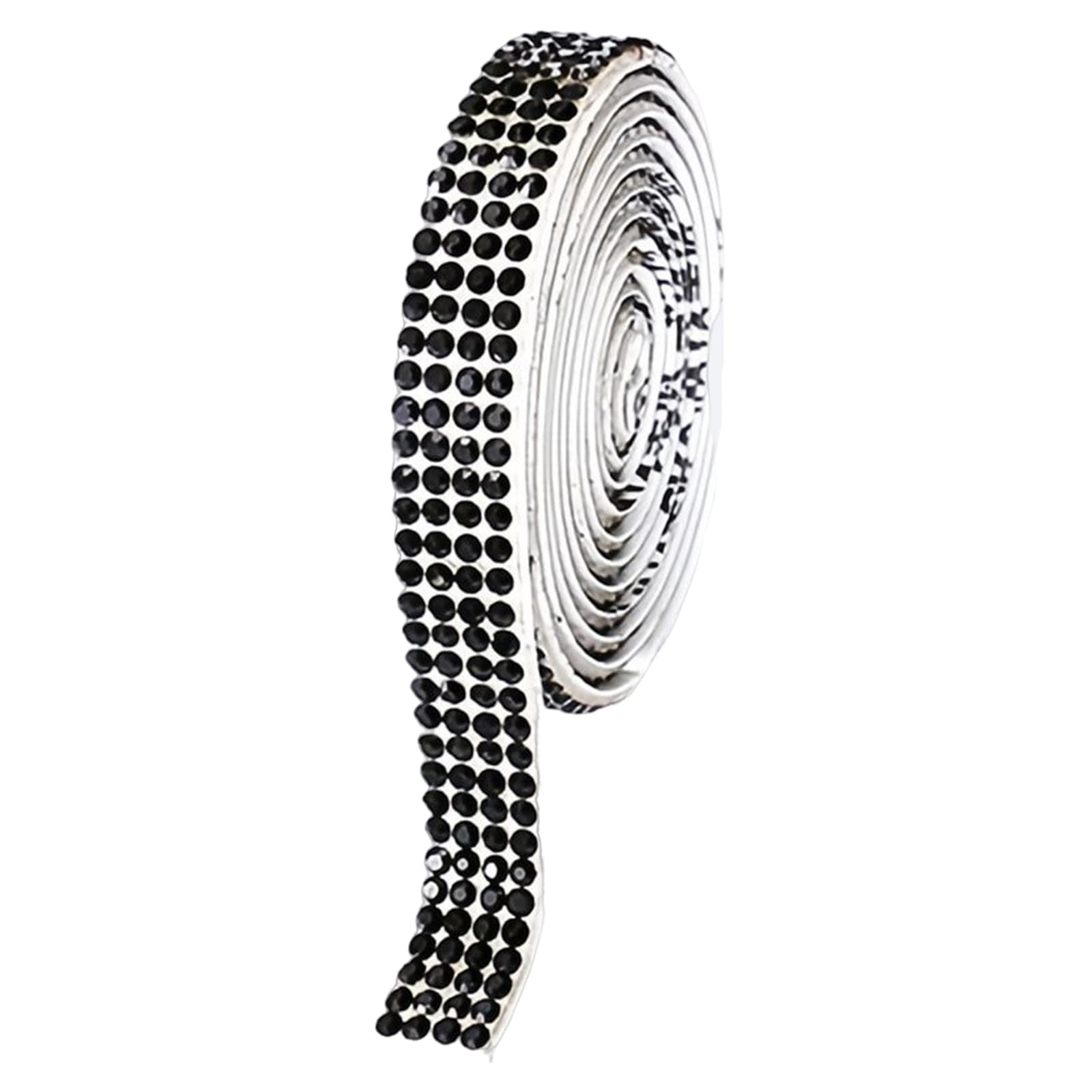 YWLUUOO Rhinestones Ribbons 1Yard Long Adhesive Rhinestones Ribbon 9mm Sparkling Sticker for Wedding Decorations Embellishment