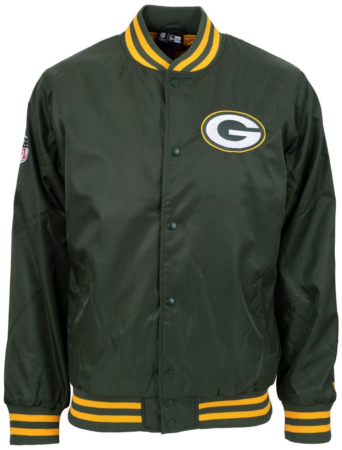 New Era NFL Team Wordmark Bomber męskie Green Bay Packers zielone, zielony, S