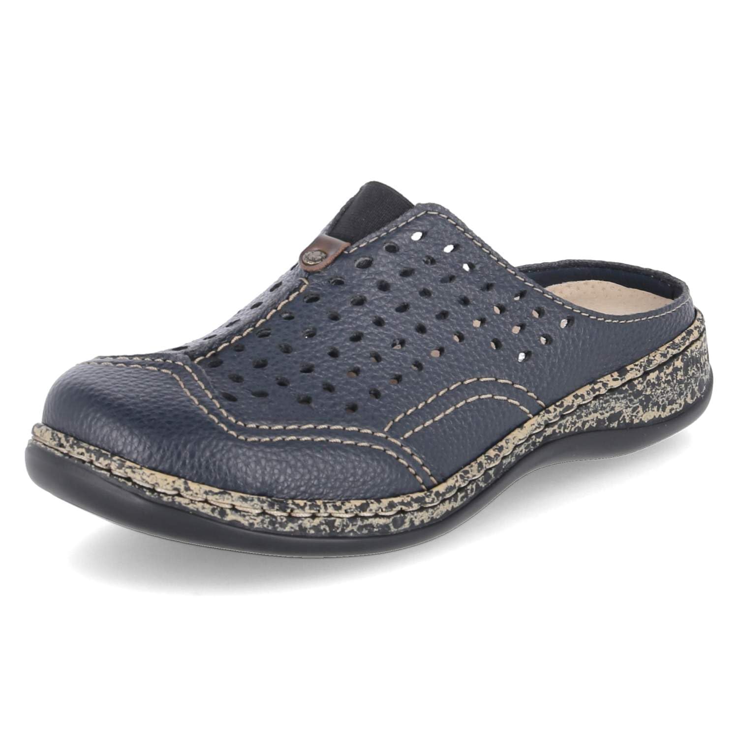 Rieker Damen Pantolette in blau
