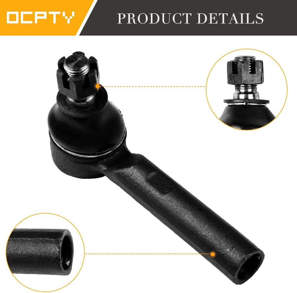 OCPTY - New 2-Piece fit for Toyota for 4Runner FJ Cruiser for Lexus GX470-2 Front Outer Tie Rod End Link