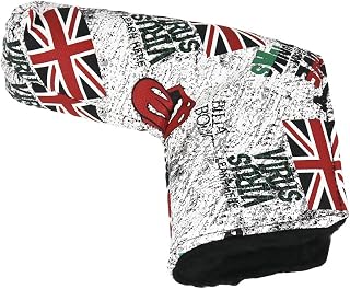 MamimamiH Golf Putter Head Covers Skull design UK Flag design Headcover for Scotty Cameron Taylormade Ping Titleist Odyssey Blade