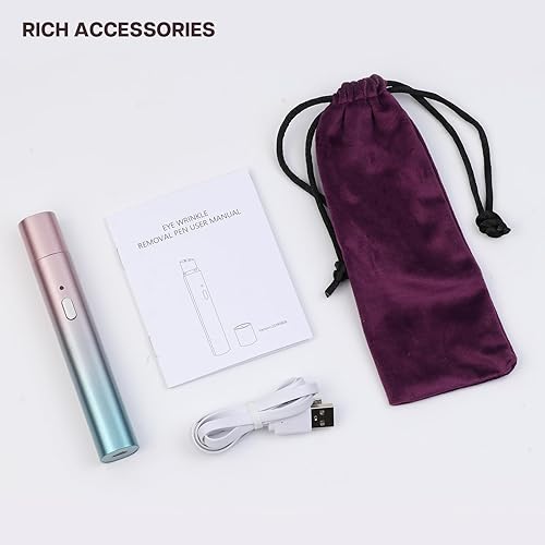 Miniatura 6 de VRAIKO Varita masajeadora de ojos y cara, dispositivo de belleza ocular con terapia de luz roja, térmica y vibración, para antienvejecimiento de