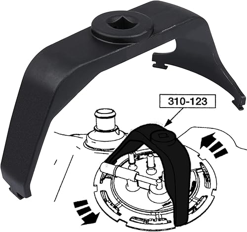 6599 Herramienta de anillo de depósito de combustible Bomba de combustible Remitentes Herramientas de instalación para Chrsyler Dodge Ford GM Nissan