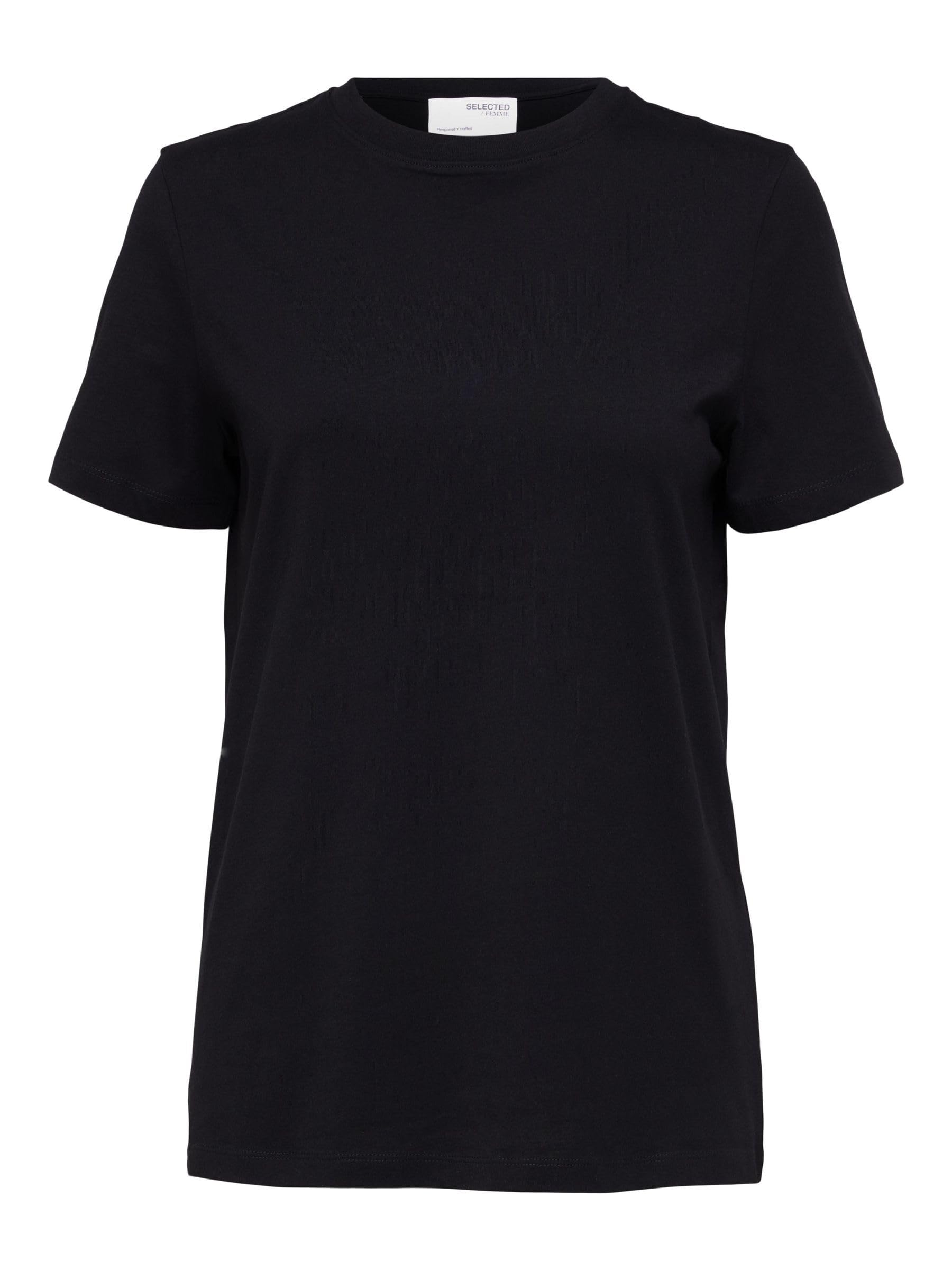 SELECTED FEMME Damen Slfmyessential Ss O-Neck Tee Noos T-Shirt