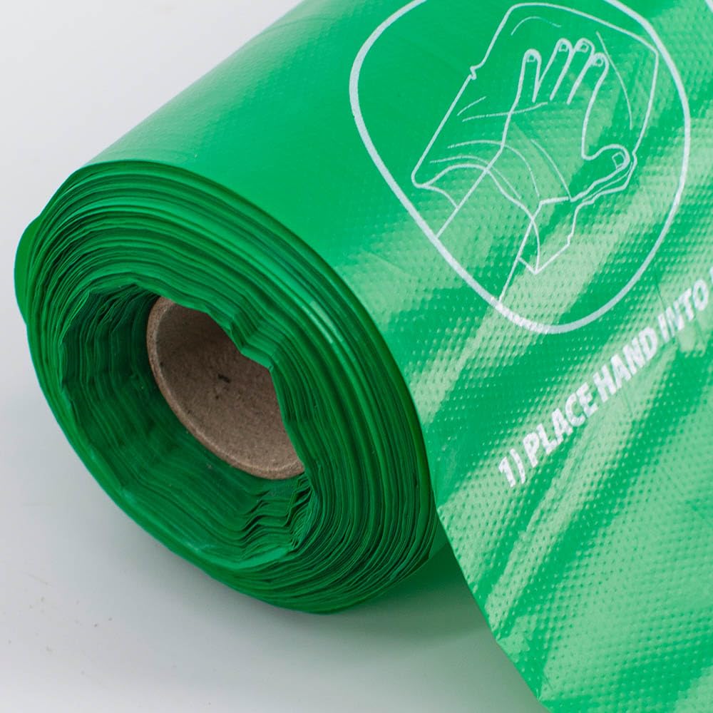 Dog Waste Depot® Lot de 2 000 sacs à déjections canines 50 % plus épais et compatibles avec le distributeur de sacs pour chien « House » (10 rouleaux de 200 sacs)
