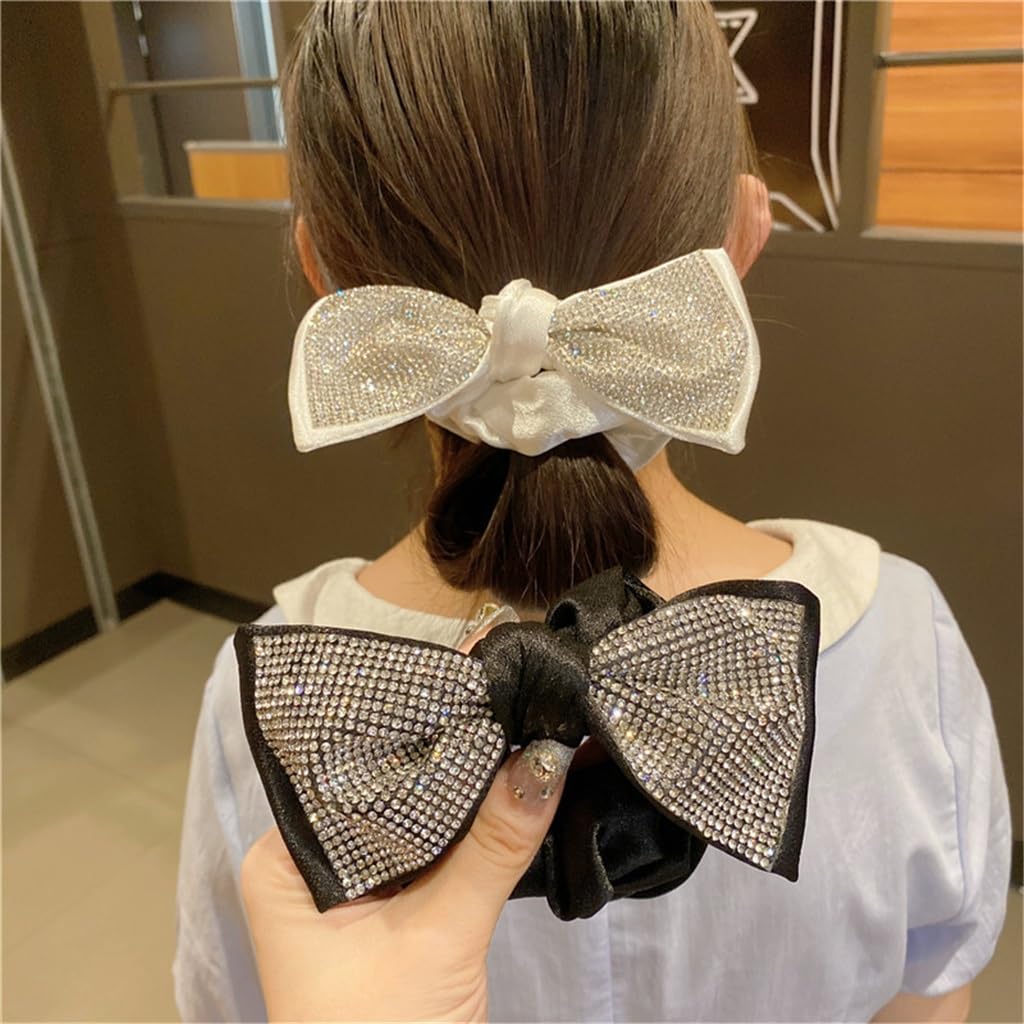 Dazzling Color Hot Diamond Intestine Hair Rope Headdress