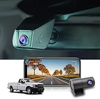 Vista 1 de Fitcamx Cámara de tablero delantera 4K + trasera 1080P se adapta para Ford F150 2013-2020, con tornillo detrás de tu cubierta (HD2-6275)