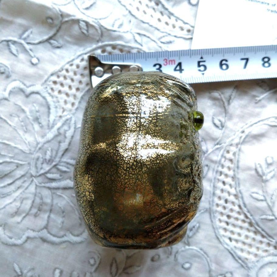 Amazon.co.jp: ムラーノガラス 置物 オーナメント ふくろう ゴールド