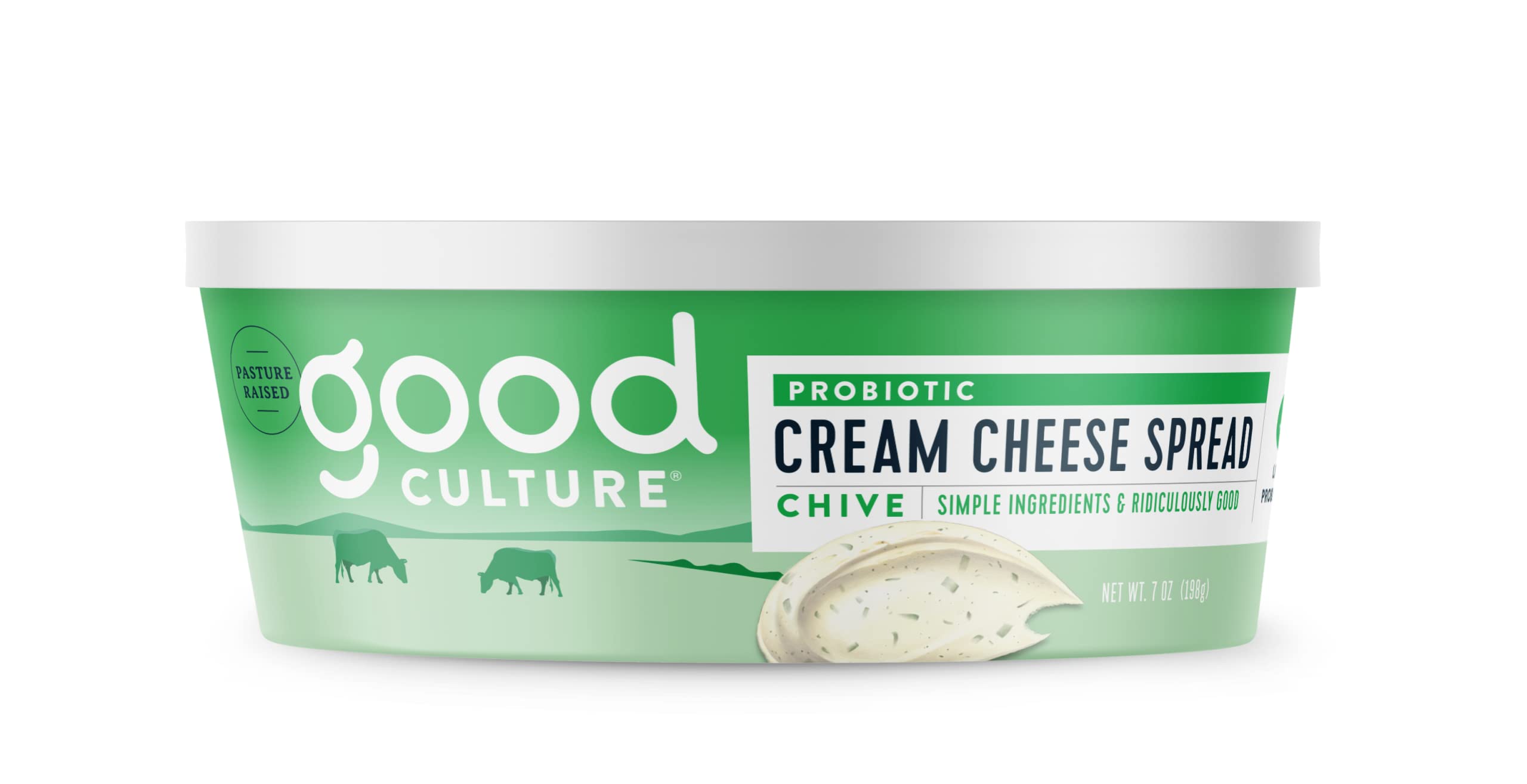 Good Culture Pasture Raised Chive Cream Cheese 7 oz