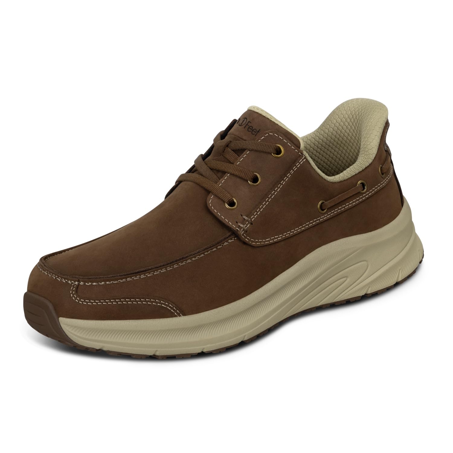 Orthofeet Herren Bootsschuh „Commander“ - Leder, verstellbar