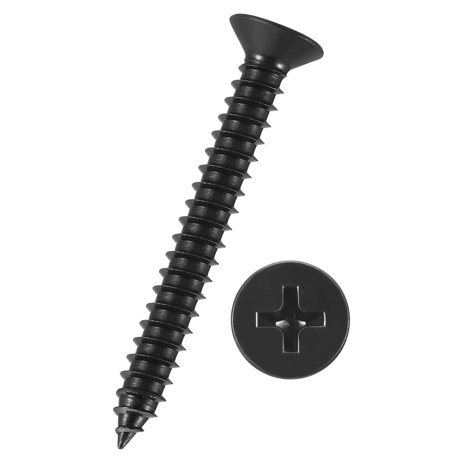 Kozelo 50pcs Phillips Flat Head Wood Screws