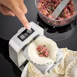 Máquina Elétrica de Fechar Pastel Salgadinho Ravióli Forma Automática