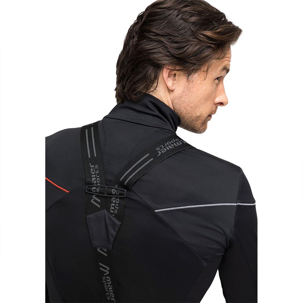 Maier Sports Anton Slim Enganliegende Herren Skihose wasserdichte Schneehose Stretchmaterial Verstellbarer Bund PFC-frei mTHERM mTEX