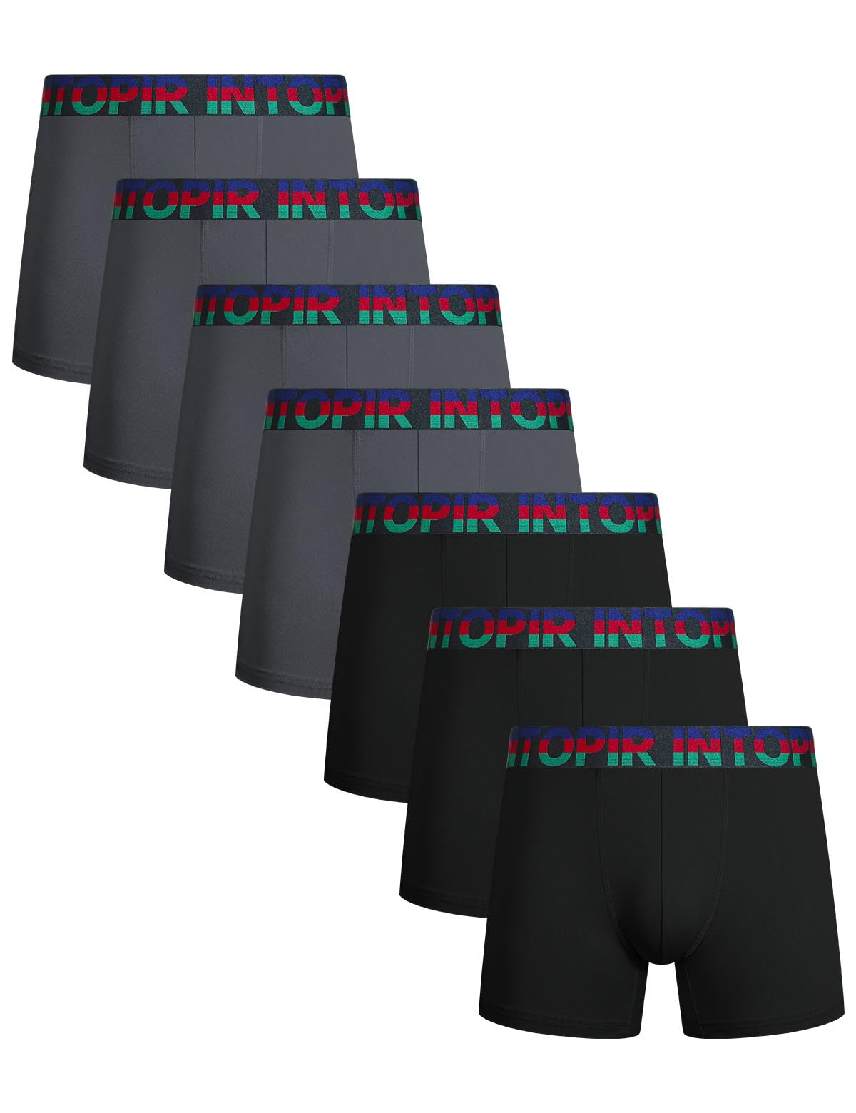 CHUAKIN Boxershorts Herren 7er Pack Atmungsaktive Männer Unterwäsche Unterhosen Men Retroshorts Boxer