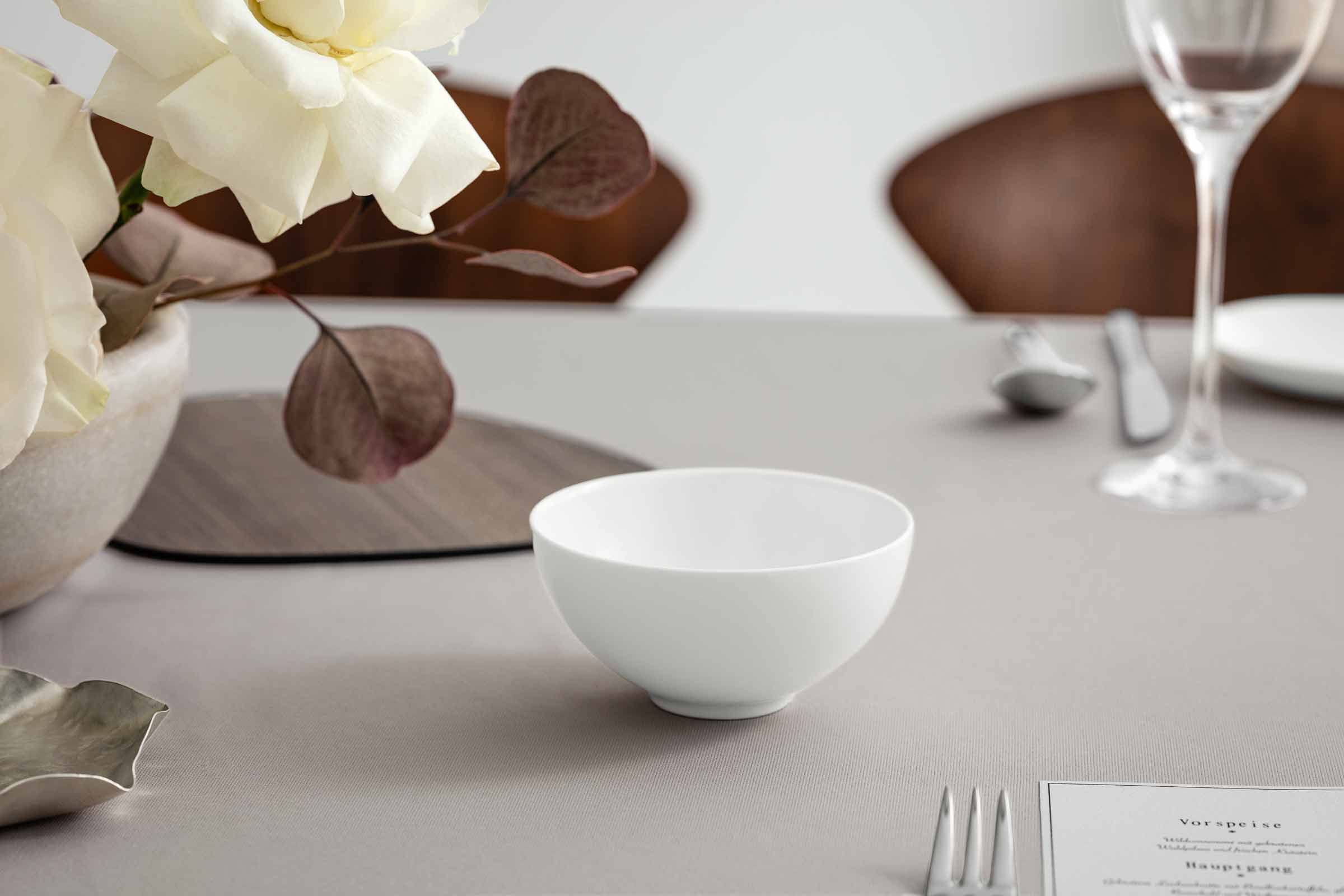 Villeroy & Boch Royal Suppenschale, 6er Set, 11 cm, Premium Bone Porzellan, Weiß