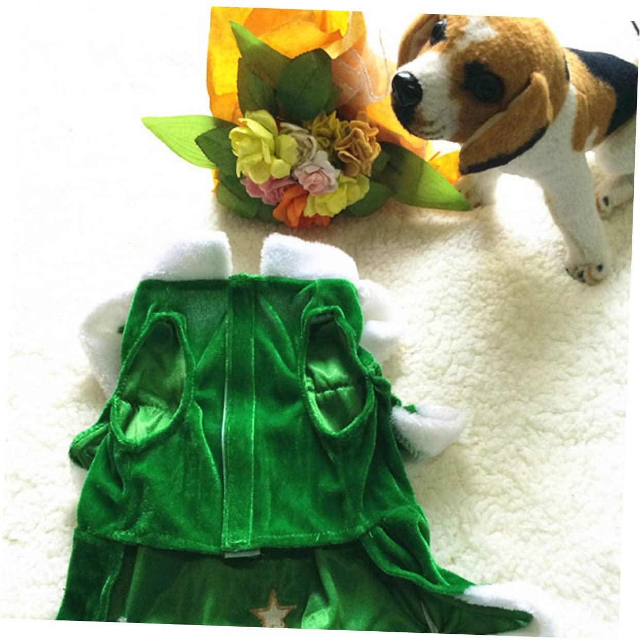 UPKOCH 3 Vestito per Cane Costume Invernale per Feste Xs Abbigliamento per Animali Domestici Natalizio