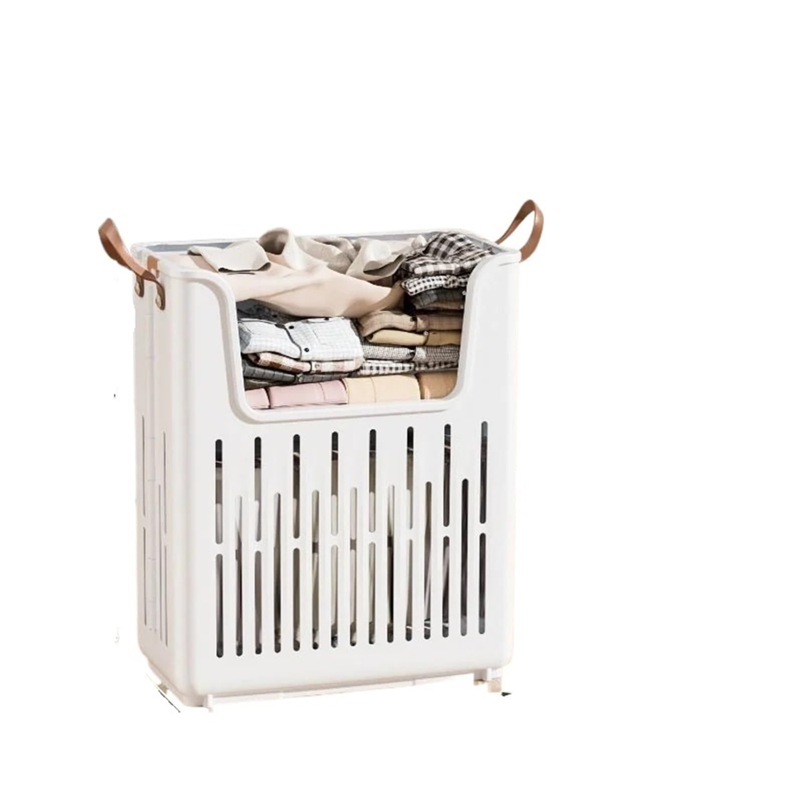 Foldable Dirty Clothes Basket, Laundry Hamper For Bedroom/Bathroom For Bedroom(Color1)