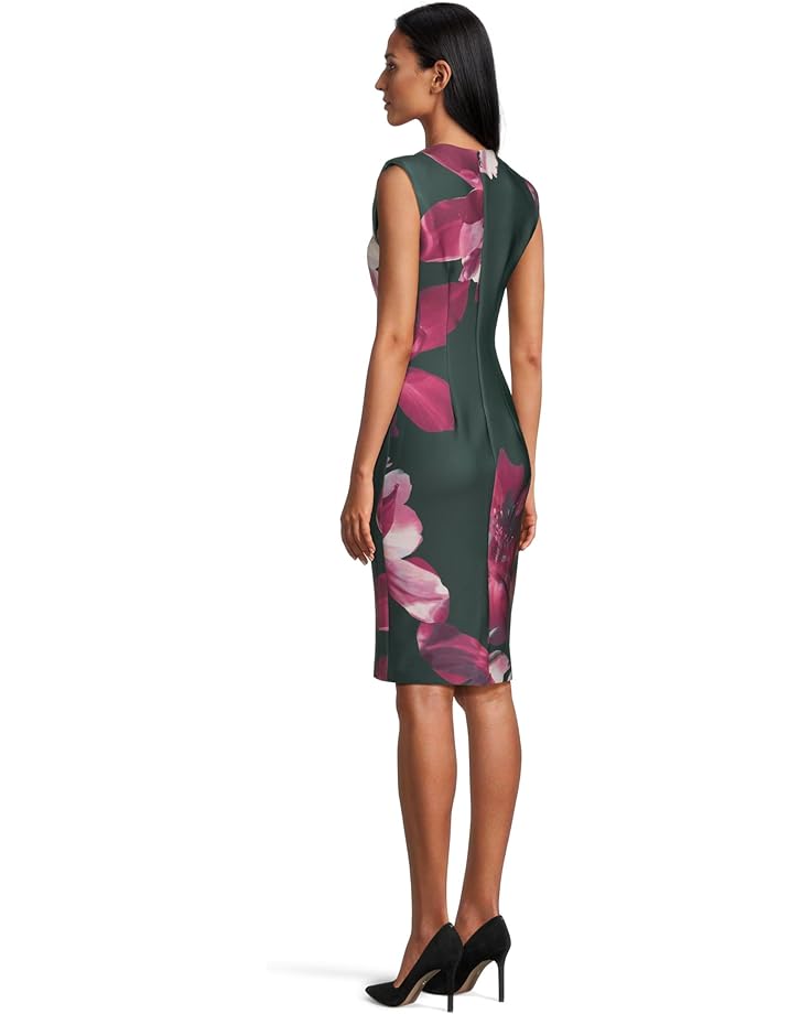 Calvin Klein Cal Sleeve Floral Sheath - #3 of 4