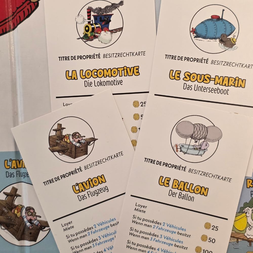 Monopoly Petzi & Rasmus Klump - Das Brettspiel für Kinder & Sammler | Le Jeu de Société Pour Enfants & Collectionneurs - Deutsch/Français (Bilingual) Winning Moves