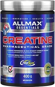 ALLMAX Nutrition - Creatine Powder - 100% Pure Micronized Creatine Monohydrate - Pharmaceutical Grade Creatine, 400 Gram, 400-Gram