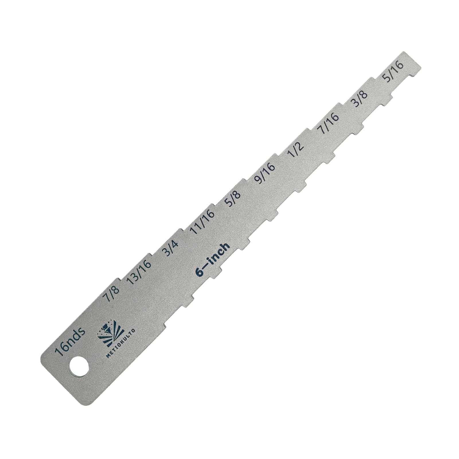 The 6" Brake Pad Measuring Tool,Brake Drum Wear Detection Gauge in 16nds