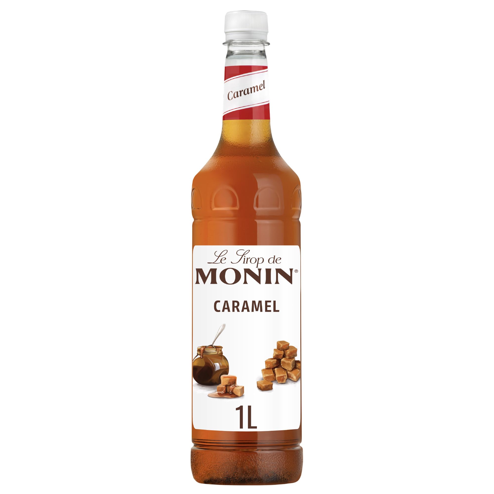 Monin Caramel Syrup Premium French Flavouring 1L Barista Coffee Drink