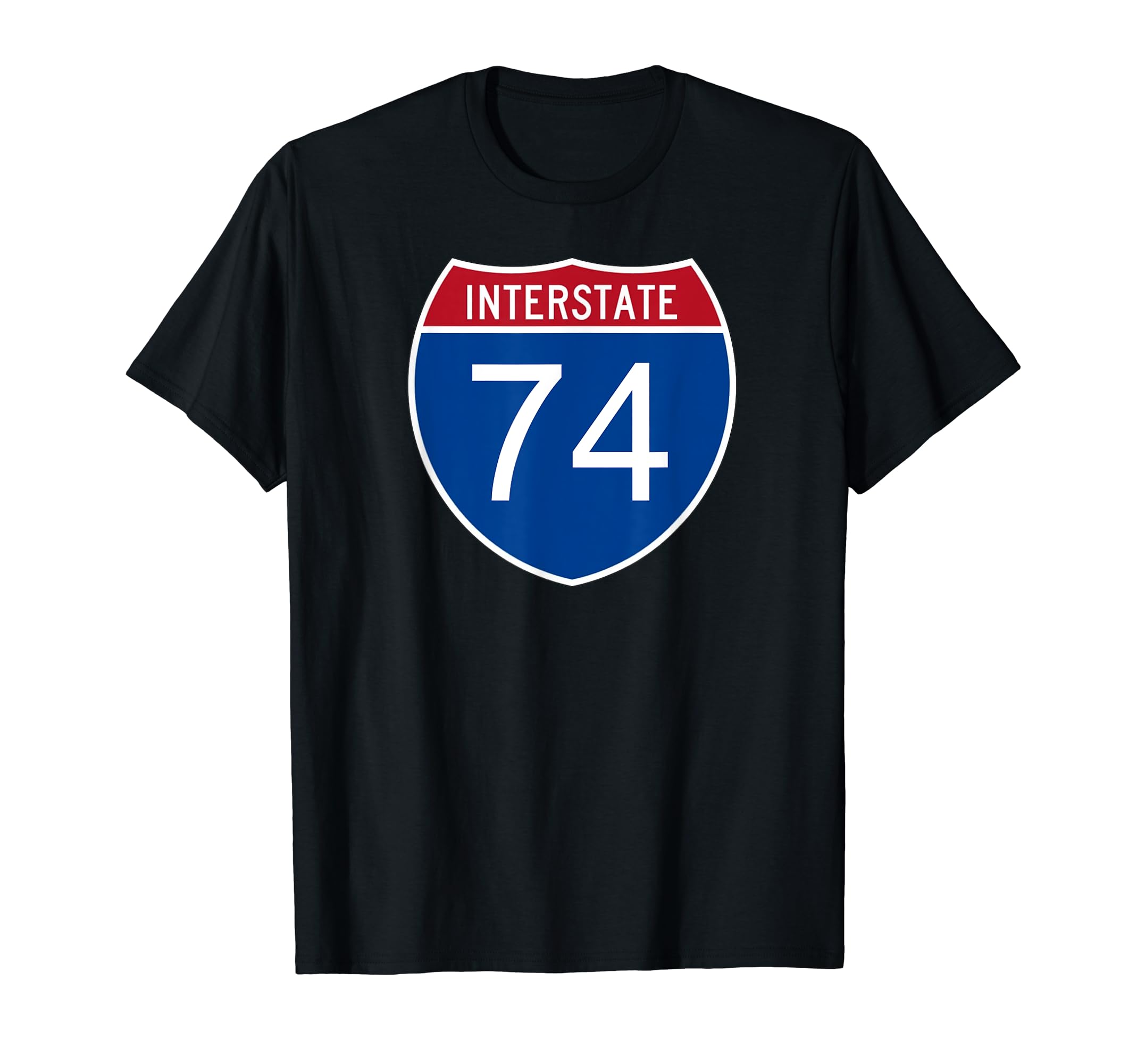 I-74 Interstate ShirtI-74 Interstate Road Trip Travel Souvenir - Interstate 74 T-Shirt