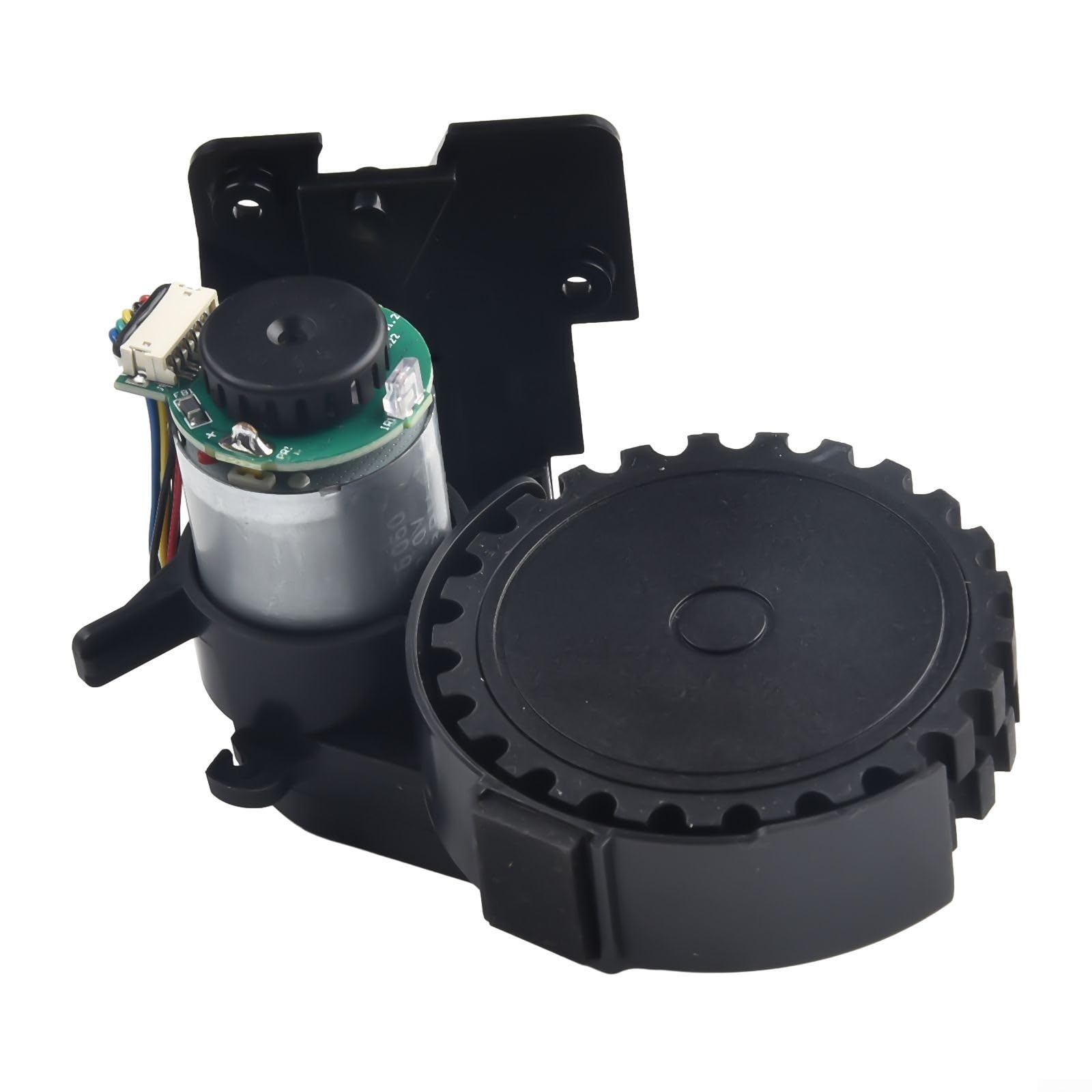 Rueda motorizada de repuesto para Lefant para M210 M213 Robot Aspirador Piezas de repuesto Accesorios Negro (rueda derecha+rueda izquierda)