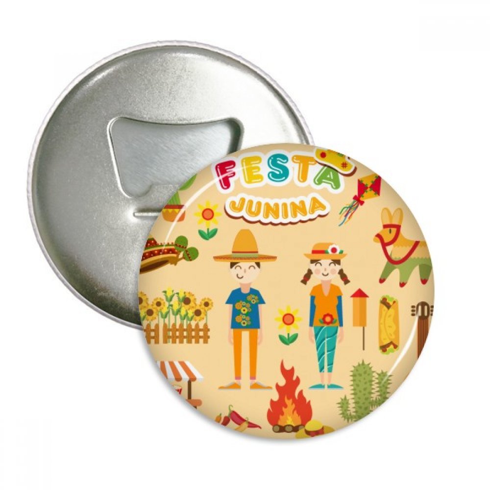 Badge broche bouton Fire Cactus le cadeau idéal pour guitariste