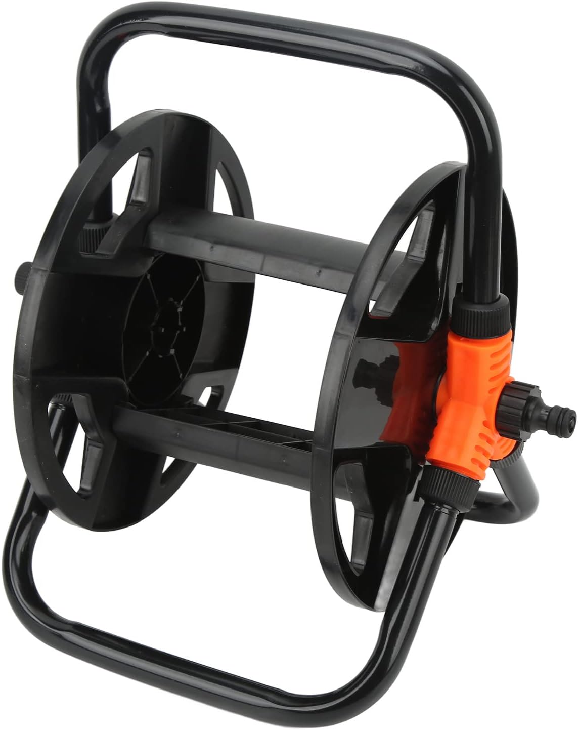 Hose Reel Hose Reel Water Pipe Storage Rack ABS Single Arm Tool for Garden Car Washing Watering Suggest for Hose Diameter 3/4 inches and 5/8 inches Capacity 82ft 5/8" or 49ft 3/4" Hose