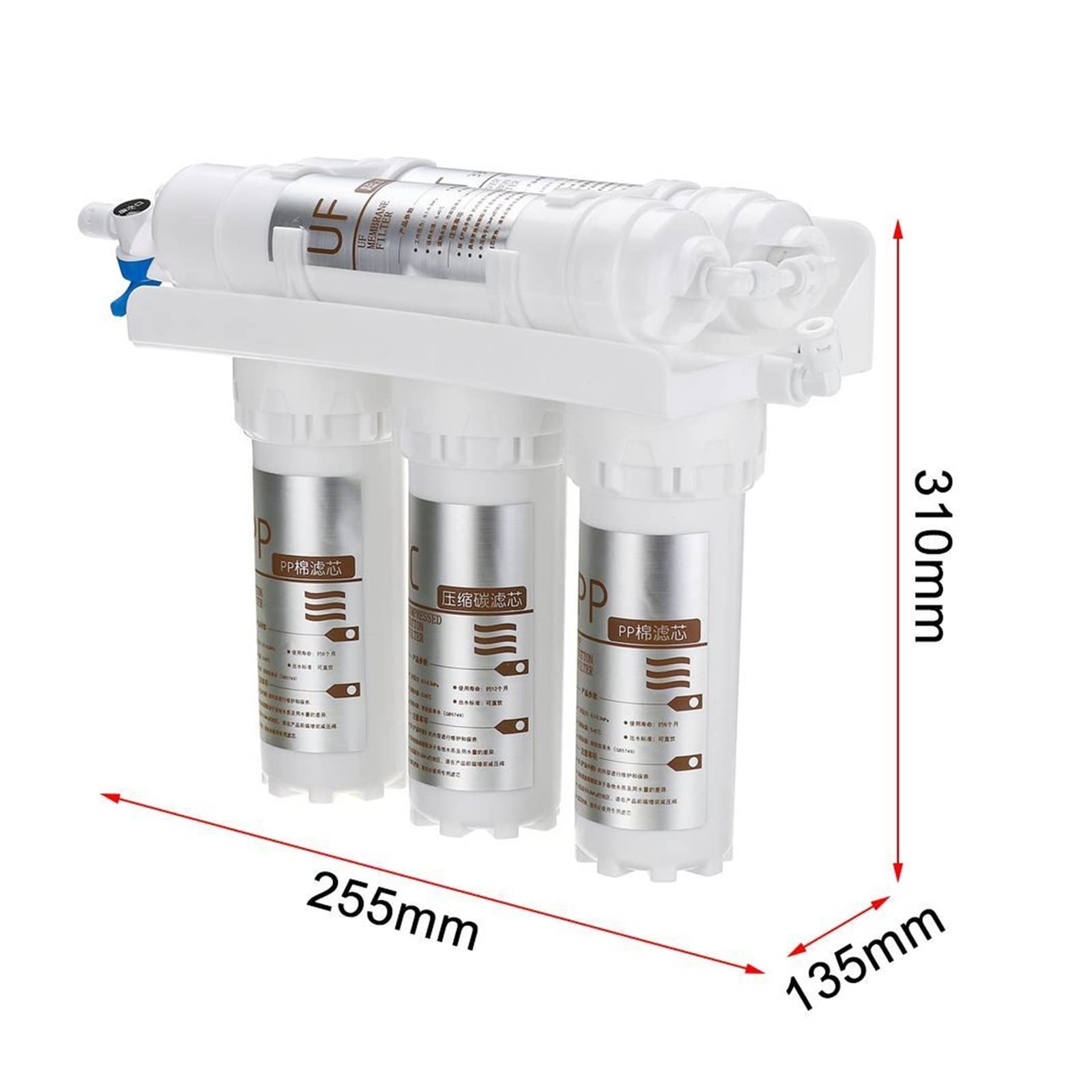 de filtración de agua potable directa de ultrafiltración 3 + 2 for el kit de filtro de agua del grifo de la cocina del hogar(1)
