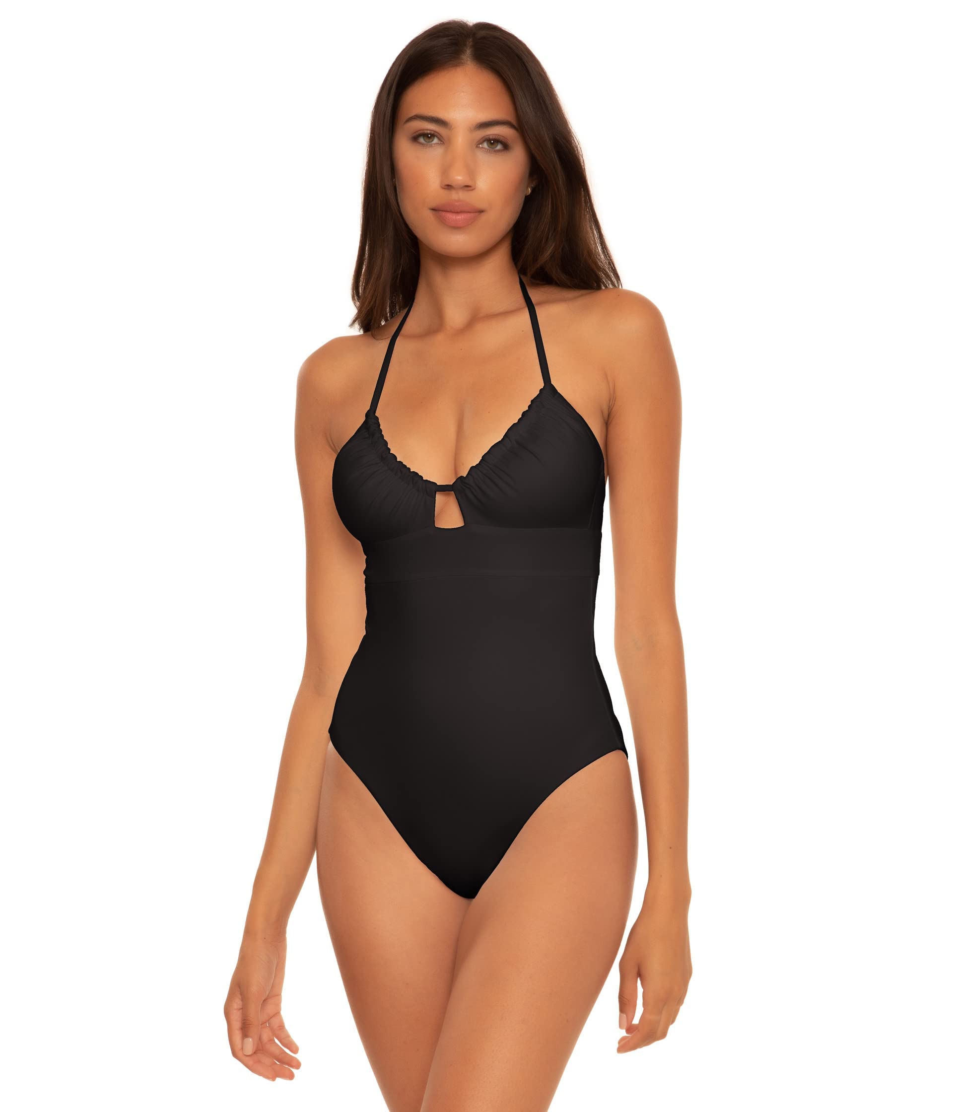Becca by Rebecca Virtue Color Code Candice Multi Way One-Piece, Black, XX-Large