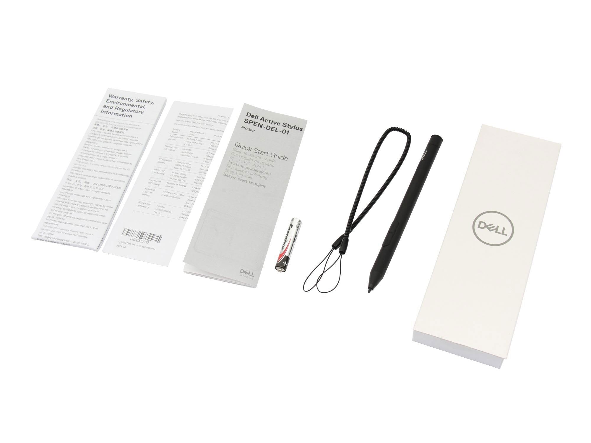 Dell PN720R originale Penna stilo attiva PN720R batteria inclusa | per Latitude 12 Rugged Extreme (7230), Latitude 12 Rugged Extreme Tablet (7220)
