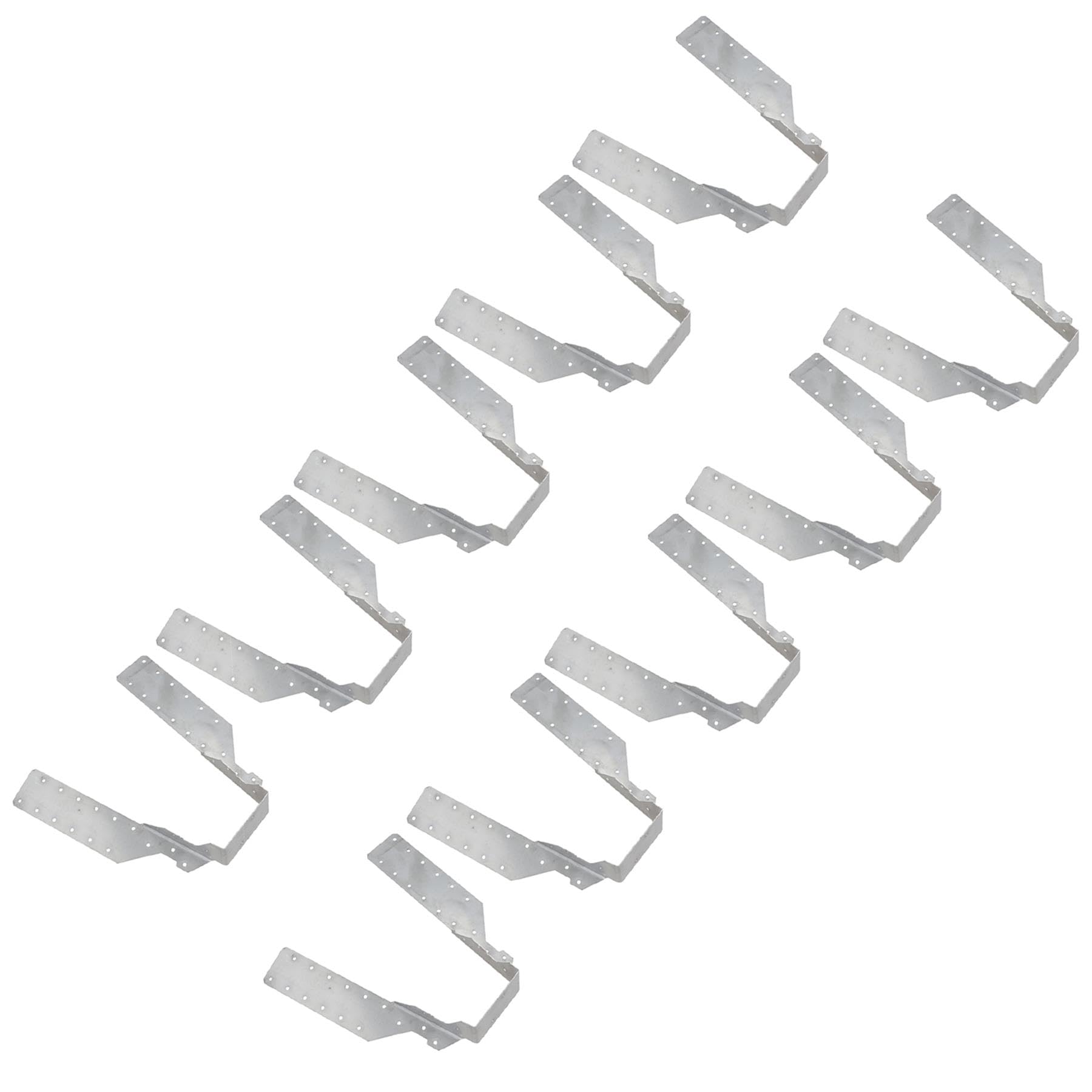 Stainless Steel Hanger Wood Joist Support Fixings Loft Beam Holder 75mm 10pc