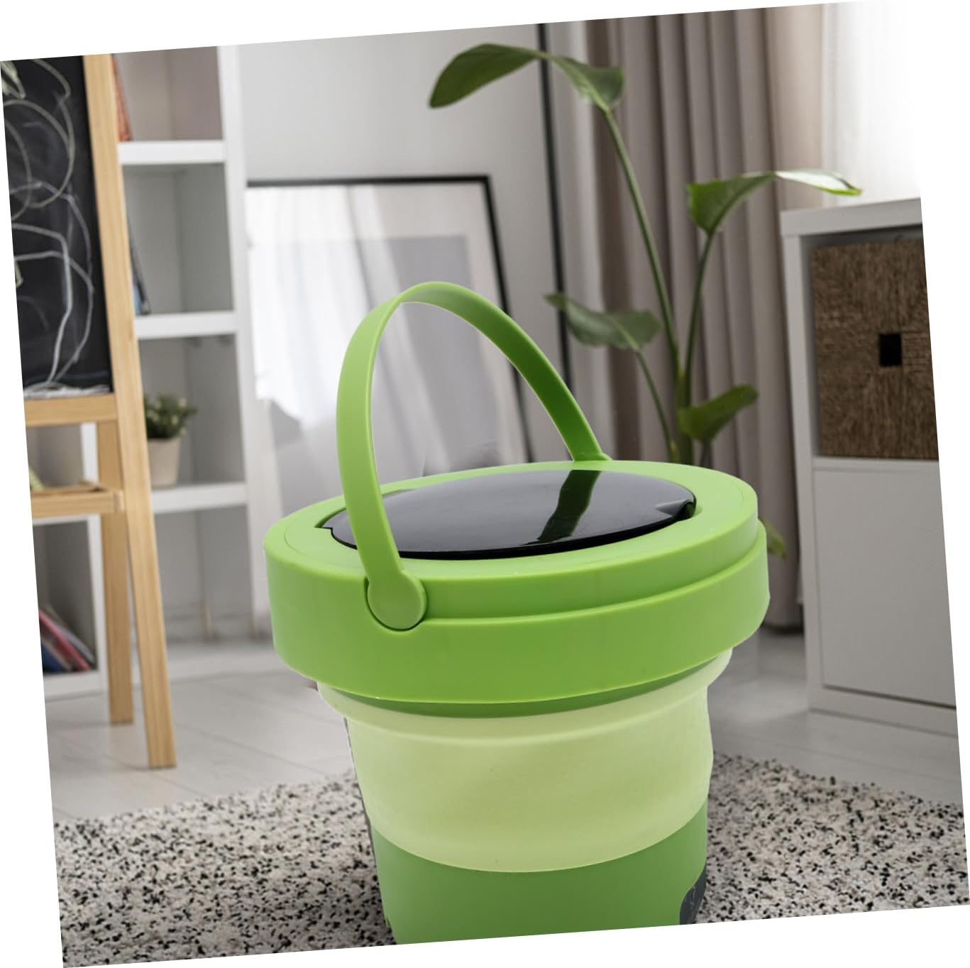 6L Portable Mini Washing Machine Compact Clothes Washer for Travel Camping and Home Use Foldable Design Spinner Function