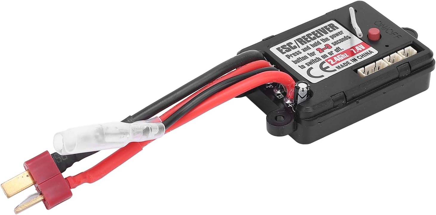 RC Car Brushed ESC, Enhanced Performance Electronic Speed Controller with Safety Features, for 16101 16102 16103 16201 RC Car
