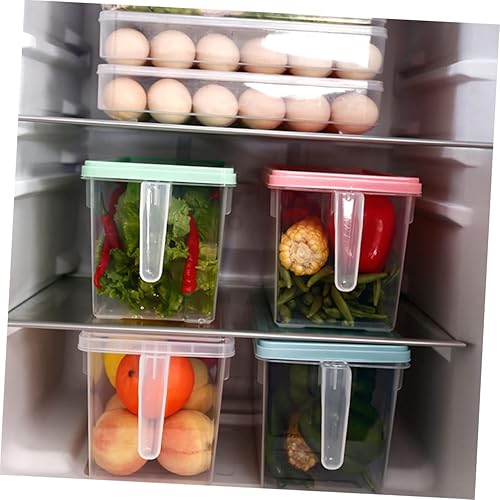 Miniatura 4 de UPKOCH Organización de la cocina Contenedor de alimentos con tapa Contenedores de comida Huevos Cartón Almacenamiento Cocina Organizar