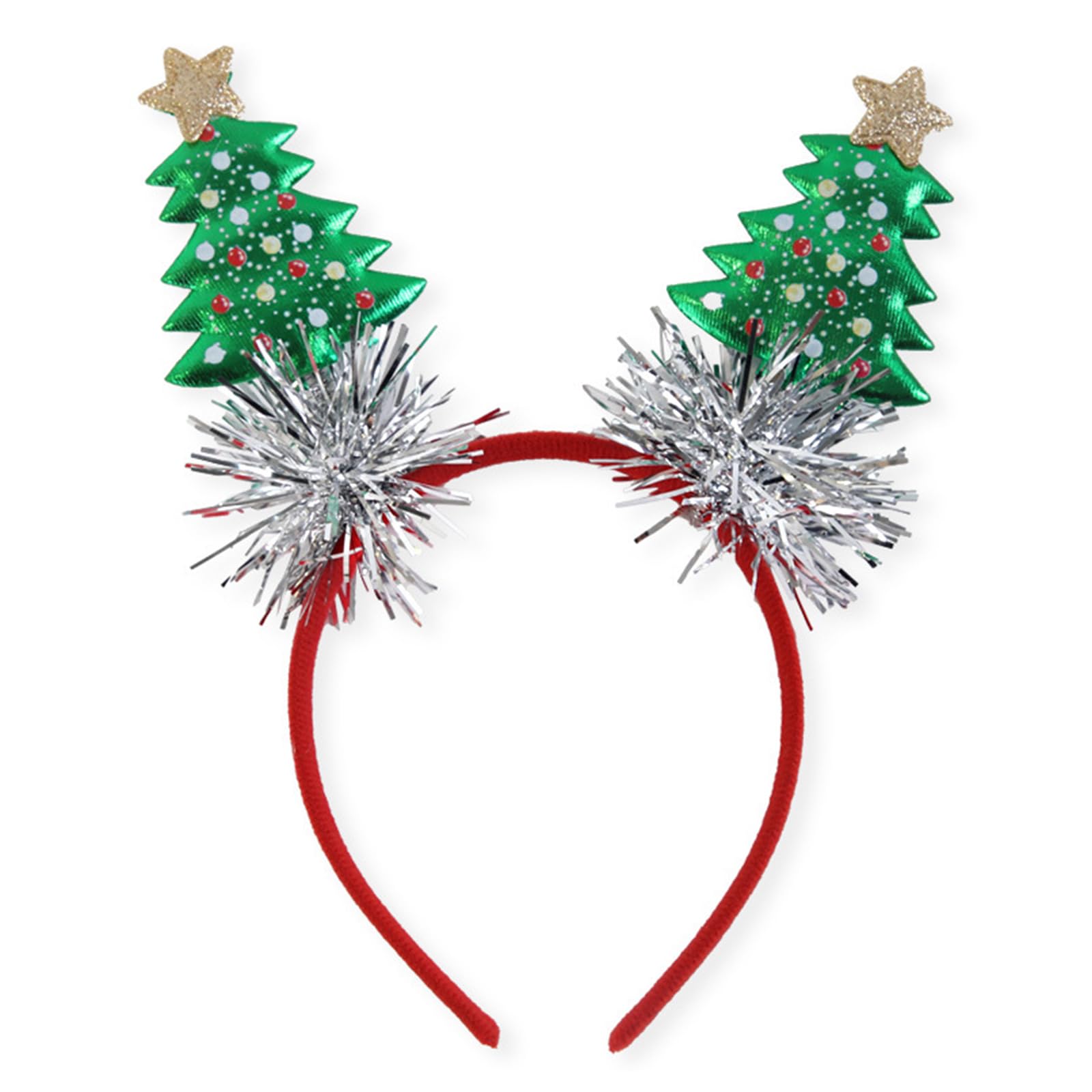 YUXITA Christmas Hairband For With Star/Tree Designs Hairband For Holiday Parties Family Gathering Celebration