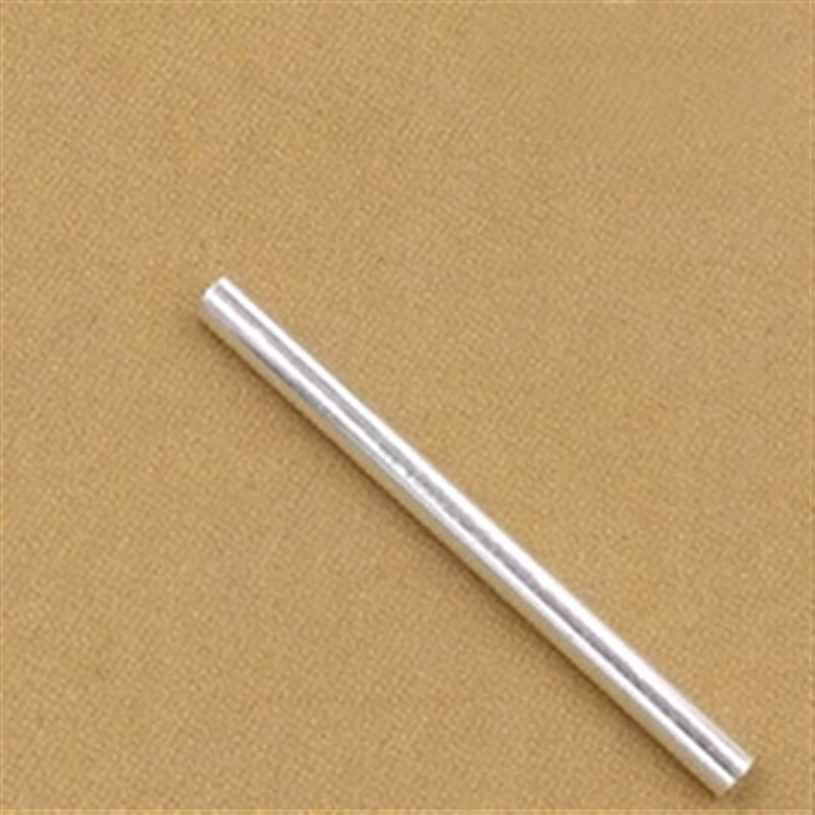 PYouo-Metal Tube 200pcs Brass Tube, 10mm-30mm Metal Long Tube, Cylinder Straight Tube, Beads DIY Handmade Accessories for Jewelry Making Hardware(Silver Color,10mm)