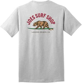 Joe's USA Koloa Men's Thruster Logo Pocket T-Shirts in Sizes S-4XL