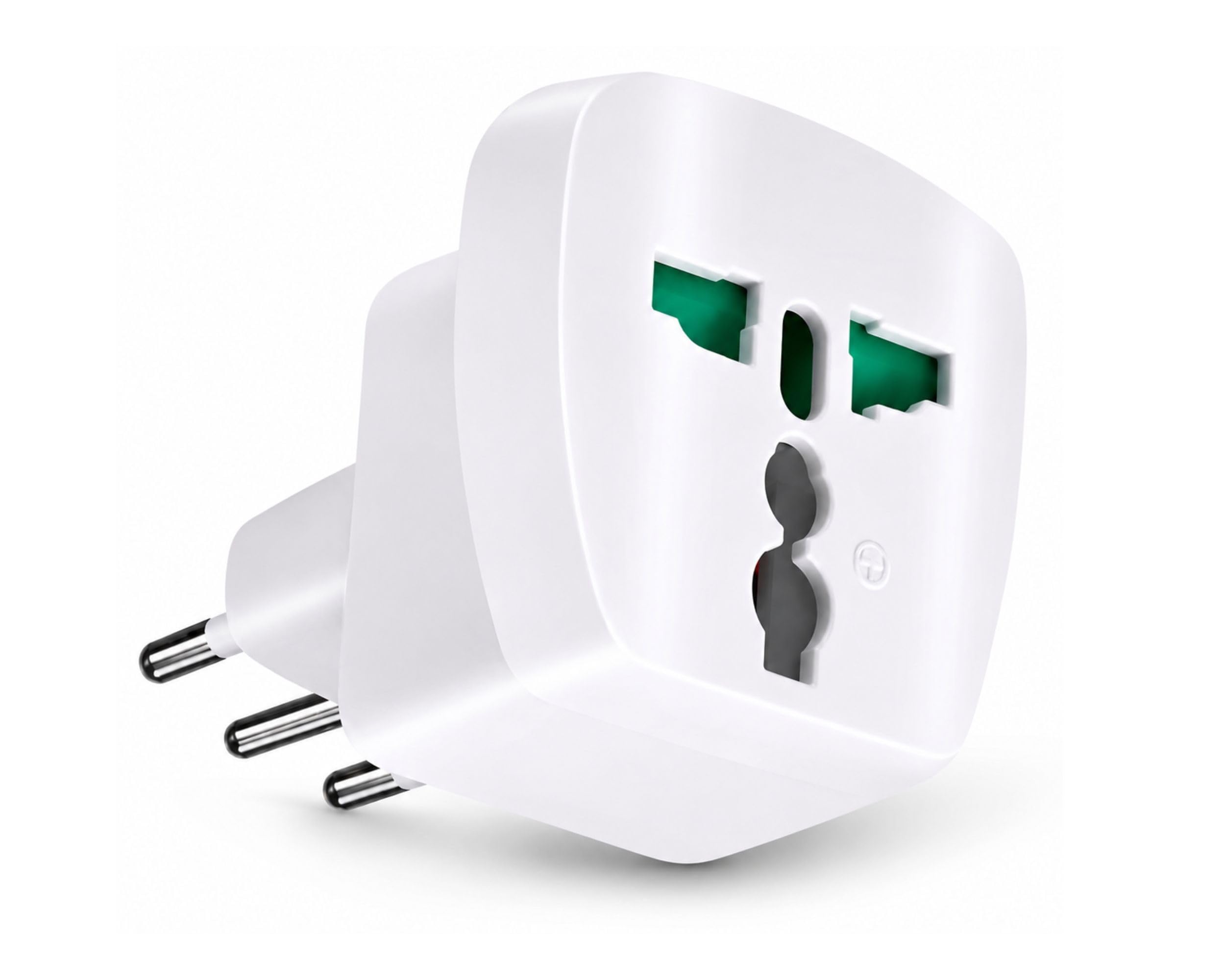 Set 6 Adattatore Universale da Viaggio Presa Mondo Spina Italiana 10A 1500W | Presa multistandard USA UK EU AUS Cina Giappone, per hotel B&B ospiti stranieri, compatto, non converte tensione