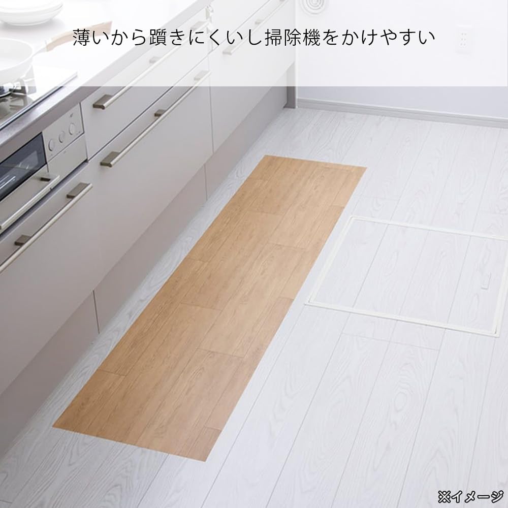 Amazon｜カインズ(CAINZ) 掃除がしやすいフロアシート 木目ライト