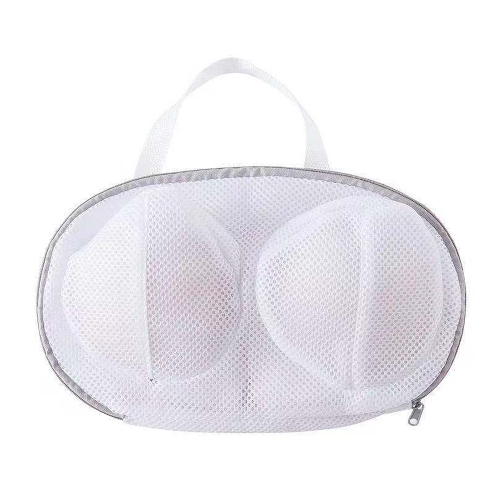 Laundry Bag 2pcs Bra Laundry Bag Underwear Wash Package Brassiere Clean Pouch Anti Deformation Mesh Pocket Special For Washing Machine(GRAY)