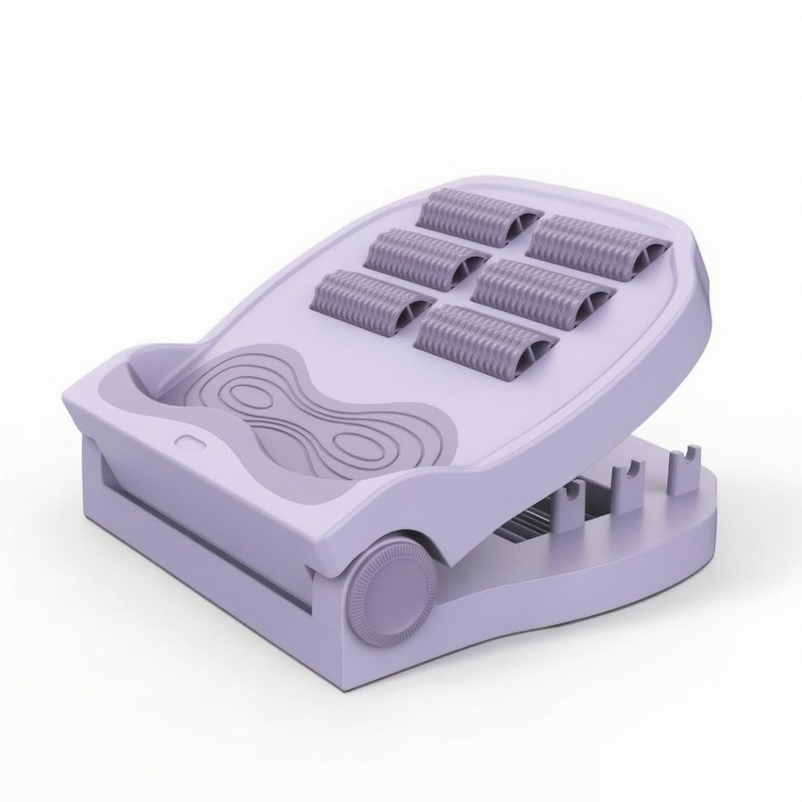 perfeclan Tabla de Estiramiento Ajustable para Pantorrillas con Rodillos de Masaje y Estructura Plegable de Dos Partes para Mejorar la Flexibilidad Apta para Espacios Pequeños, Array, Púrpura Lila