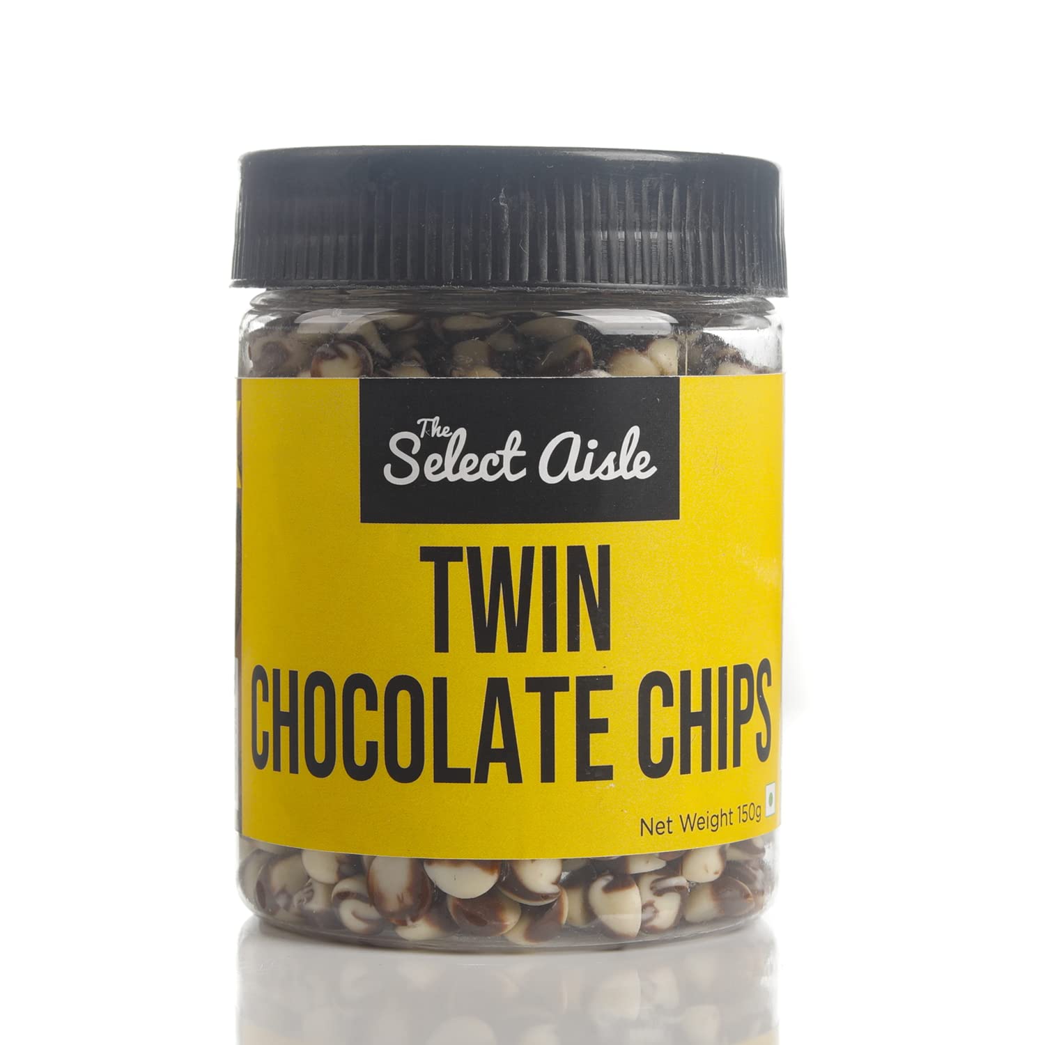 The Select Aisle's Twin Chocolate Chips - 150g [Compound Chocolate Chips for Cake Decorations/Baking/Cake Toppers]