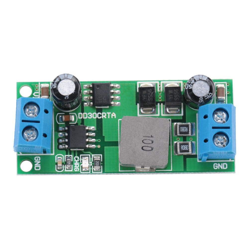 BTIHCEUOT Akku Lademodul mit einstellbarer Spannung für 3A 12V 1-1000AH Blei-Säure-Akkumulator (Terminal enthalten)