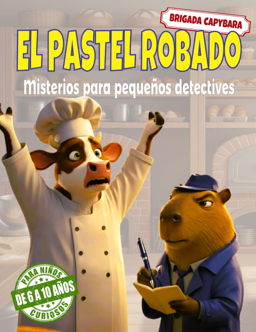 Brigada Capibara: El caso del pastel robado: Un cuento infantil de misterio con animales sobre honestidad y trabajo en equipo (Brigada Capibara - Misterios y Animales Valientes)