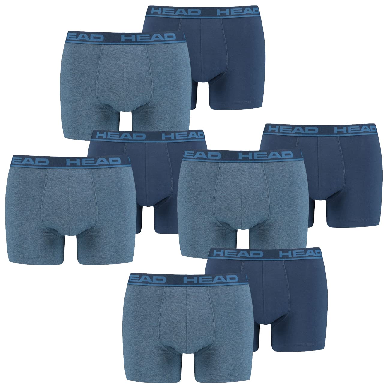 HEAD Mens Boxer Shorts Underwear 8P Heaven blue M Heaven Blue Medium